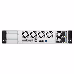QNAP TS-H1073BXEU-RP NAS Rack (2U) Ryzen Embedded V1780B 8 GB DDR4 QNAP QTS Black - Additional view 2