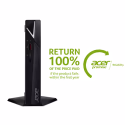 Acer Veriton N2580 Intel® Core™ i5 i5-1135G7 8 GB DDR4-SDRAM 256 GB SSD Windows 11 Pro Mini PC Black