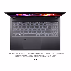 Acer Aspire 5 A515-58M-744L Intel® Core™ i7 i7-1355U Laptop 39.6 cm (15.6") Full HD 16 GB LPDDR5-SDRAM 1 TB SSD Wi-Fi 6 (802.11ax) Windows 11 Home Grey