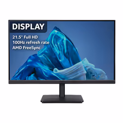 Acer Vero V7 V227QHBIPV 54.6 cm (21.5"), Full HD (1920 x 1080), 100Hz Refresh Rate, 4Ms Response Time, VGA, DVI & DisplayPort - Additional view 5
