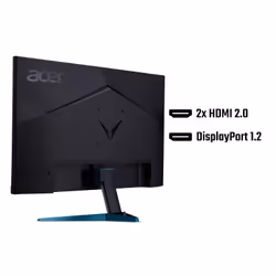 Acer NITRO VG2 Nitro VG272UV3 gaming monitor - 27", Quad HD, 180Hz, 0.5ms, FreeSync Premium, DisplayHDR 400, HDMI & DP - Additional view 5