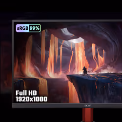 Nitro KG272 E 27-inch Gaming Monitor - IPS Panel, 1920 x 1080, 4ms, 100Hz, FreeSync, HDMI, VGA