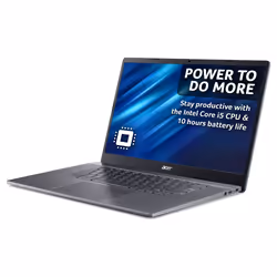 Acer Chromebook CB PLUS CB515-2HE I51215U 8GB/256GB Intel® Core™ i5 i5-1235U 39.6 cm (15.6") Full HD LPDDR5x-SDRAM SSD Wi-Fi 6E (802.11ax) ChromeOS Grey