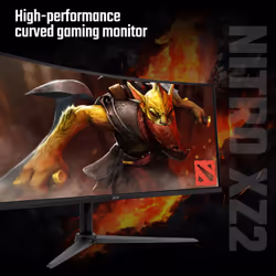 Acer NITRO XZ2 Nitro XZ342CUV3 - 34" UltraWide Quad HD (3440x1440), Curved 1500R, 180Hz, 1ms, HDR400, AMD FreeSync Premium Gaming Monitor