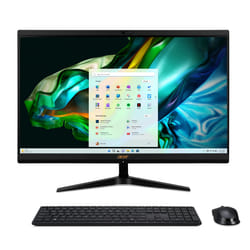 Acer Aspire C24-1800 Intel® Core™ i5 i5-12450H 60.5 cm (23.8") 1920 x 1080 pixels All-in-One PC 8 GB DDR4-SDRAM 512 GB SSD Windows 11 Home Wi-Fi 6E (802.11ax) Black