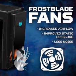 Acer Predator Orion 3000 gaming desktop (PO3-655) - Intel Core i7-14700F, Nvidia RTX 4070 Super, 16GB, 1TB SSD - Additional view 4