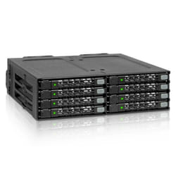 Icy Dock MB998SP-B disk array 0 TB Black
