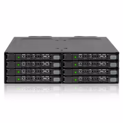 Icy Dock MB998SP-B disk array 0 TB Black
