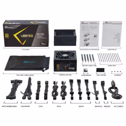 Seasonic Vertex GX-750 power supply unit 750 W 20+4 pin ATX ATX Black - Additional view 7