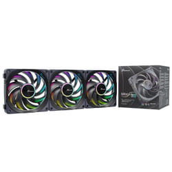 Seasonic MagFlow ARGB Computer case Fan 12 cm Black 3 pc(s)