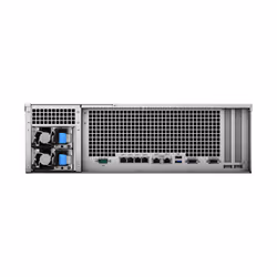 Synology RackStation RS4017xs+ NAS Rack (3U) Intel® Xeon® D D-1541 8 GB DDR4 0 TB DiskStation Manager Black, Grey