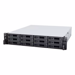 Synology RackStation RS2421RP+ NAS/storage server Rack (2U) Ryzen Embedded V1500B 4 GB DDR4 0 TB DiskStation Manager Black