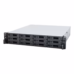 Synology RackStation RS2423RP+ NAS/storage server Rack (2U) Ryzen Embedded V1780B 8 GB DDR4 0 TB DiskStation Manager Black, Grey - Additional view 4