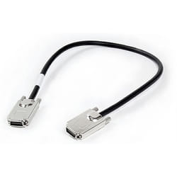 Synology Cable Infiniband InfiniBand/fibre optic cable 0.63 m SATAx4 Black, Brushed steel