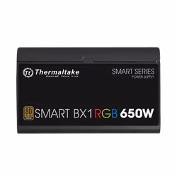 Thermaltake SMART BX1 RGB 650W PSU, 650 W, 100 - 240 V, 780 W, 50 - 60 Hz, 12 A, Active