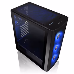 Thermaltake Versa J25 TG RGB Midi Tower Black