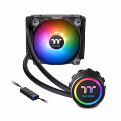Thermaltake Water 3.0 120 ARGB Sync, All-in-one liquid cooler, Black