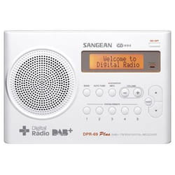 Sangean DPR-69+ Portable Digital White