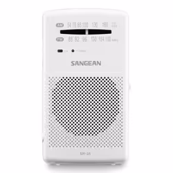 Sangean SR-35, Portable, AM, FM, 87.5 - 108 MHz, 520 - 1710 kHz, 8 Ω, 6.35 mm (0.25")