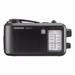 Sangean MMR-77, Portable, Analog, AM, FM, 87.5 - 108 MHz, 520 - 1710 kHz, 3.5 mm