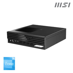 MSI PRO DP21 12M Intel Core i3 12100 Barebone, Mini PC, SFF, 2.3L, Type C, USB 3.2 Gen2, HDMI, DisplayPort, LAN, WiFi, BT, VESA, Supports Max 64GB DDR4 SO-DIMM (2 Slots), M.2 (1 Slot), 2.5'SSD/HDD (2 Slot)