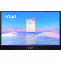 MSI Pro MP161 15.6" Portable Monitor, Adjustable kickstand, FHD (1920 x 1080), 60Hz, IPS, 2x USB-C, Mini HDMI, Speakers, Anti-Flicker, Less Blue light, Black - Additional view 2