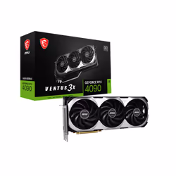 MSI VENTUS GeForce RTX 4090 3X 24G OC, GeForce RTX 4090, 24 GB, GDDR6X, 384 bit, 7680 x 4320 pixels, PCI Express 4.0