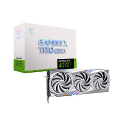 MSI GAMING GeForce RTX 4070 Ti X TRIO WHITE 12G NVIDIA 12 GB GDDR6X