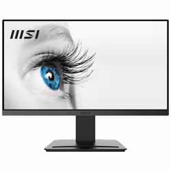 MSI Pro MP223 22.3 Inch Monitor, Full HD (1920 x 1080), 100Hz, VA, 4ms, FreeSync, HDMI, VGA, Anti-Glare, Anti-Flicker, Less Blue light, TÜV Certified, VESA, Kensington, Black