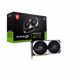 MSI VENTUS GEFORCE RTX 4070 2X 12G OC, GeForce RTX 4070, 12 GB, GDDR6X, 192 bit, 7680 x 4320 pixels, PCI Express 4.0