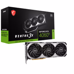 MSI VENTUS GeForce RTX 4060 Ti 3X 8G OC NVIDIA 8 GB GDDR6
