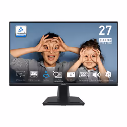 MSI Pro MP275DE, 68.6 cm (27"), 1920 x 1080 pixels, Full HD, LCD, 4 ms, Black