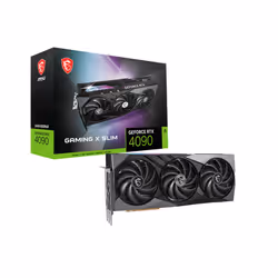 MSI GAMING GEFORCE RTX 4090 X SLIM 24G, GeForce RTX 4090, 24 GB, GDDR6X, 384 bit, 7680 x 4320 pixels, PCI Express 4.0
