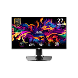 MSI MAG 271QPX QD-OLED computer monitor 67.3 cm (26.5") 2560 x 1440 pixels Wide Quad HD Black