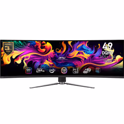 MSI MPG 491CQPDE QD-OLED, 124.5 cm (49"), 5120 x 1440 pixels, DQHD, QD-OLED, 0.03 ms, Black