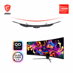 MSI MPG 491CQPDE QD-OLED computer monitor 124.5 cm (49") 5120 x 1440 pixels DQHD Black