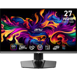 MSI MPG 271QRX QD-OLED computer monitor 26.5" Wide Quad HD Black