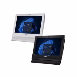 MSI PRO AP162T ADL-018XDE All-in-One PC/workstation Intel® N N100 39.6 cm (15.6") 1920 x 1080 pixels Touchscreen 4 GB DDR4-SDRAM 128 GB SSD Windows 11 Home Wi-Fi 5 (802.11ac) Black