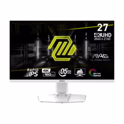 MSI MAG 274URFWDE, 68.6 cm (27"), 3840 x 2160 pixels, 4K Ultra HD, 1 ms, White