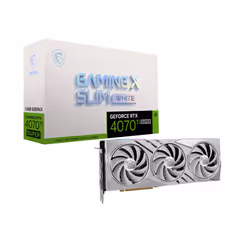 MSI GeForce RTX 4070 Ti SUPER 16G GAMING X SLIM WHITE, GeForce RTX 4070 Ti SUPER, 16 GB, GDDR6X, 256 bit, 7680 x 4320 pixels, ...