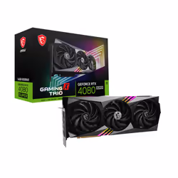 MSI GeForce RTX 4080 SUPER 16G GAMING X TRIO, GeForce RTX 4080 SUPER, 16 GB, GDDR6X, 256 bit, 7680 x 4320 pixels, PCI Express ...