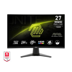 MSI MAG 27CQ6FDE computer monitor 68.6 cm (27") 2560 x 1440 pixels Wide Quad HD LED Black