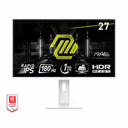 MSI MAG 274PFWDE, 68.6 cm (27"), 1920 x 1080 pixels, Full HD, LCD, 1 ms, White