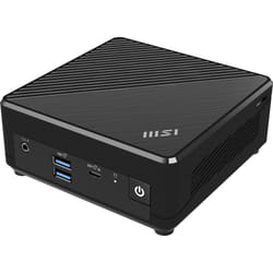 MSI Cubi N ADL S-078EU Intel® N N100 4 GB DDR4-SDRAM 128 GB SSD Windows 11 Pro Mini PC Black