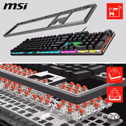 FORGE GK310 Gaming Keyboard with Red Switches