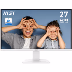 MSI Pro MP273QW E2 computer monitor 68.6 cm (27") 2560 x 1440 pixels Wide Quad HD White