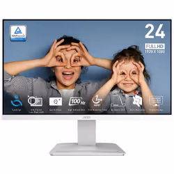 MSI Pro MP2412W computer monitor 60.5 cm (23.8") 1920 x 1080 pixels Full HD LCD White - Additional view 4