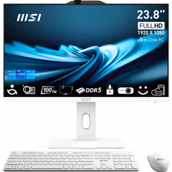 MSI Pro AP242P 14M-691EU Intel® Core™ i5 i5-14400 60.5 cm (23.8") 1920 x 1080 pixels All-in-One PC 16 GB DDR5-SDRAM 512 GB SSD Windows 11 Pro Wi-Fi 6E (802.11ax) White - Additional view 4