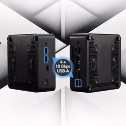 MSI Cubi NUC 1M Intel Core 7 150U Desktop PC, NUC, SFF, Mini Computer, HTPC, (16GB RAM, 1TB Storage, Windows 11 PRO), Intel Graphics/DDR5/Dual ThunderBolt 4/Dual HDMI/Dual LAN/WiFi 6E/BT 5.3/VESA - Additional view 4
