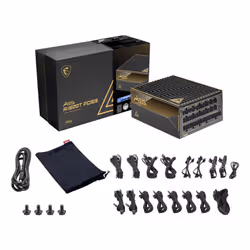 MSI MEG Ai1600T PCIE5 power supply unit 1600 W 24-pin ATX ATX Black - Additional view 4